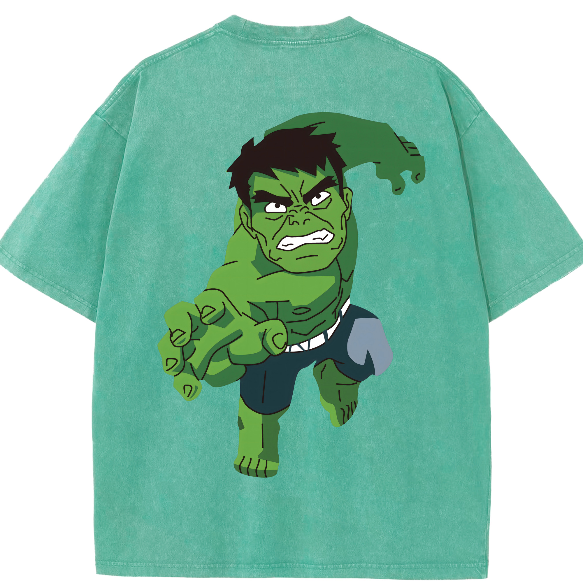 （画像用） アベンジャーズ The Avengers 綿100% ヴィンテージ風 半袖Tシャツ（背面プリント）